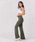 Ponte flared pant - Khaki